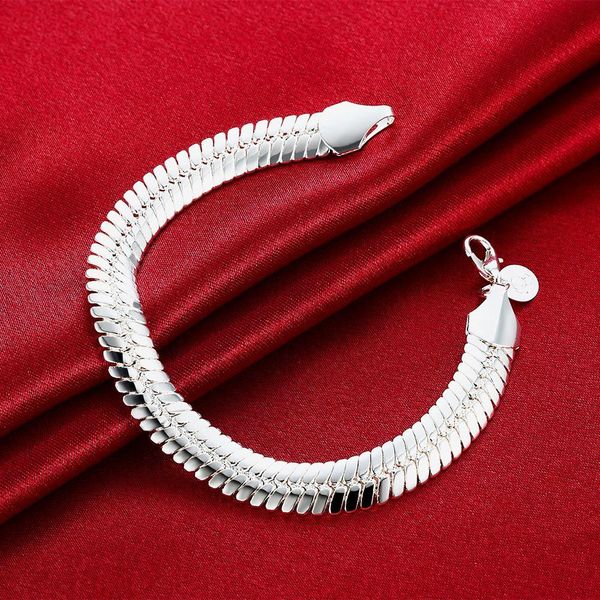 silver color 10mm snake 21.5cm noble wedding for women men noble solid fashion jewelry gifts mens chain jewelry bracelet h231 h bbyfuo, Black
silver color 10mm snake 21.5cm noble wedding for women men noble solid fashion jewelry gifts mens chain jewelry bracelet h231 h bbyfuo, Black
