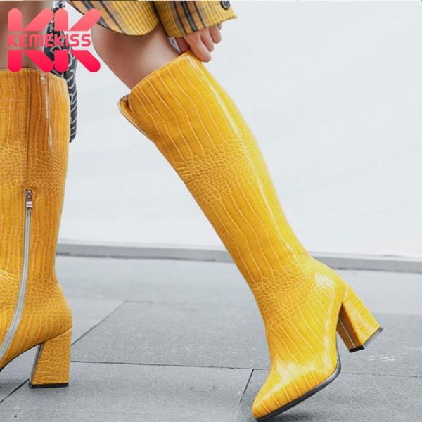 boots kemekiss women high heel fashion zipper winter shoes woman warm long knee boot office stone patern footwear size 32-431, Black
boots kemekiss women high heel fashion zipper winter shoes woman warm long knee boot office stone patern footwear size 32-431, Black