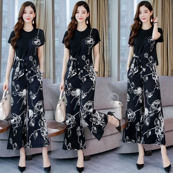 tzpm2 ice silk suit women's 2020 casual loose large size summer fashion two-piece set wide leg pants leg wide pants 0c4mn, Gray
tzpm2 ice silk suit women's 2020 casual loose large size summer fashion two-piece set wide leg pants leg wide pants 0c4mn, Gray