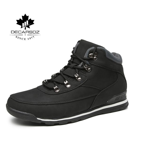 decarsdz autumn casual fashion comfy hiking shoes men basic leather non-slip men's boots sneakers 200928, Black
decarsdz autumn casual fashion comfy hiking shoes men basic leather non-slip men's boots sneakers 200928, Black
