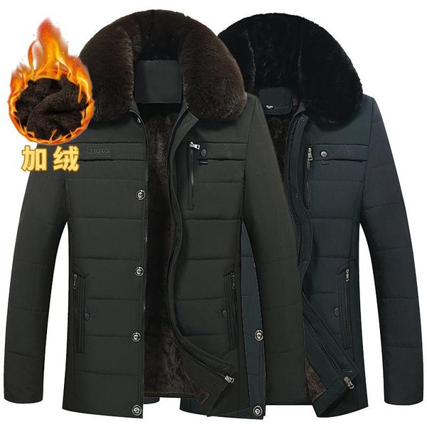 new europe sang distribution 2020 autumn winter daddy clothes brushed thick cotton-padded, Black
new europe sang distribution 2020 autumn winter daddy clothes brushed thick cotton-padded, Black