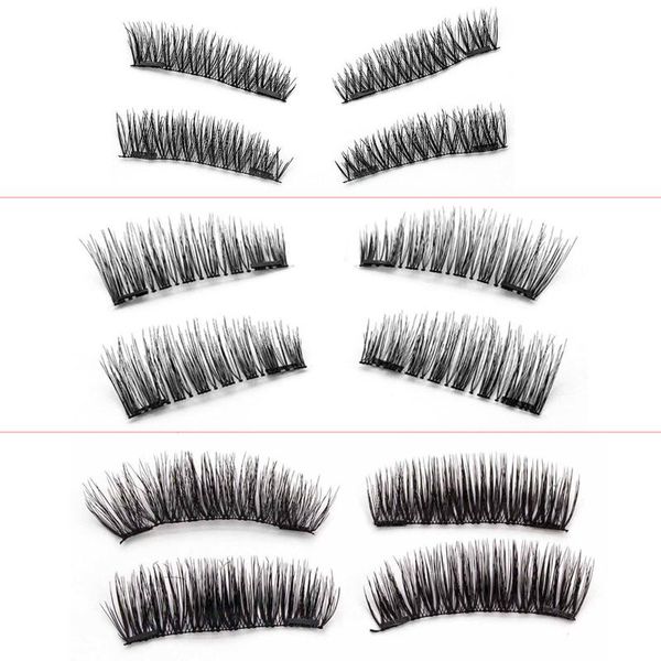 false eyelashes 1 pair / 4pcs natural double magnetic 3d long soft eye makeup lash extension make up tools
false eyelashes 1 pair / 4pcs natural double magnetic 3d long soft eye makeup lash extension make up tools