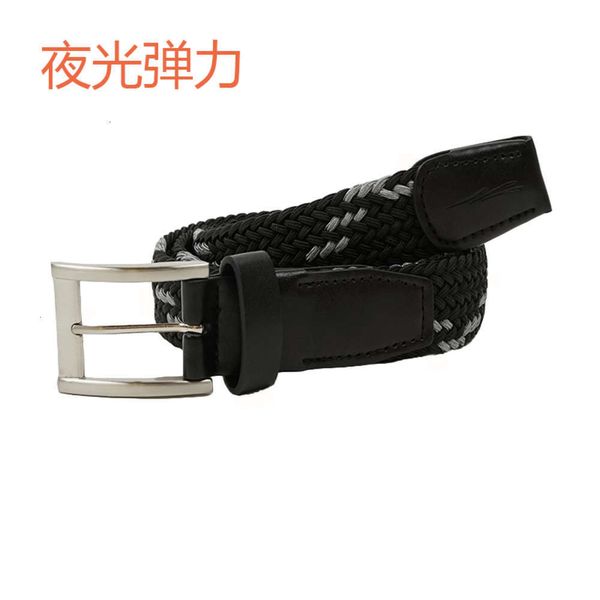 fashion brand ~ casual youth black woven belt men's pin buckle elastic pants band luminous, Black;brown
fashion brand ~ casual youth black woven belt men's pin buckle elastic pants band luminous, Black;brown