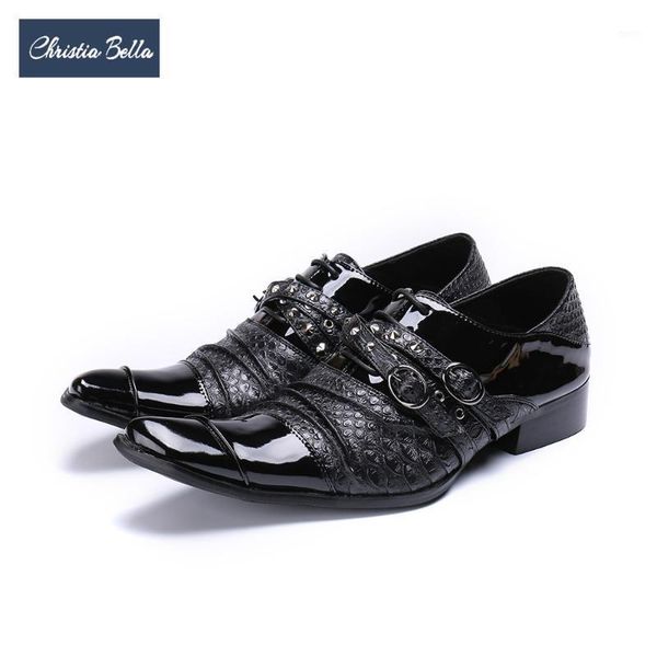 christia bella british genuine leather men business shoes black buckle men oxford shoes square toe party dress brogues1
christia bella british genuine leather men business shoes black buckle men oxford shoes square toe party dress brogues1