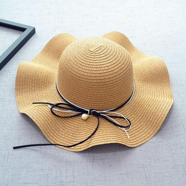 wide brim hats 2022 spring and summer bowknot pearl outdoor sunshade straw hat fashion side women large foldable beach cap, Blue;gray
wide brim hats 2022 spring and summer bowknot pearl outdoor sunshade straw hat fashion side women large foldable beach cap, Blue;gray
