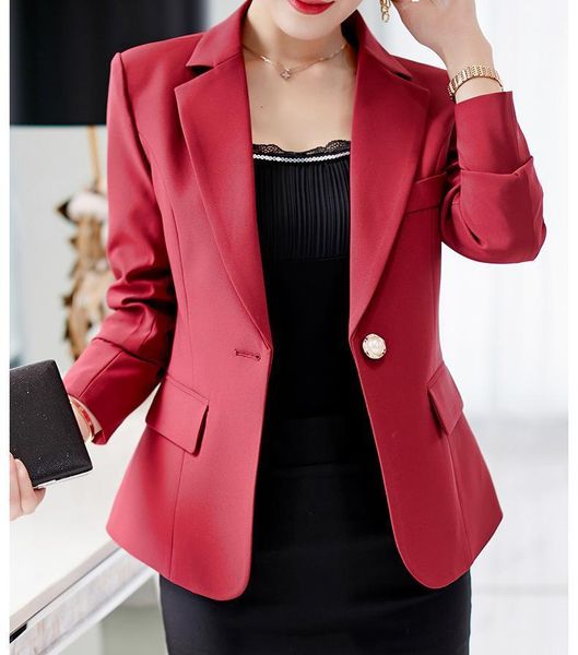 2020 spring and autumn korean style slim small suit business jacket solid color casual long-sleeved thin small suit women #711561, White;black
2020 spring and autumn korean style slim small suit business jacket solid color casual long-sleeved thin small suit women #711561, White;black