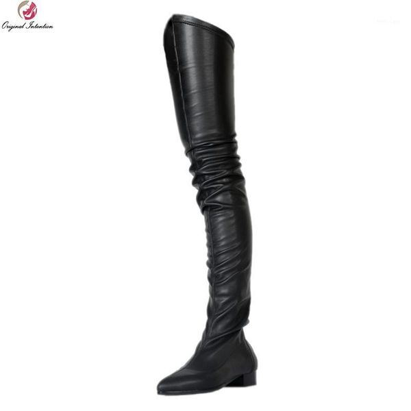 original intention new women over-the-knee boots pointed toe square heels boots nice black shoes woman plus us size 4-151
original intention new women over-the-knee boots pointed toe square heels boots nice black shoes woman plus us size 4-151