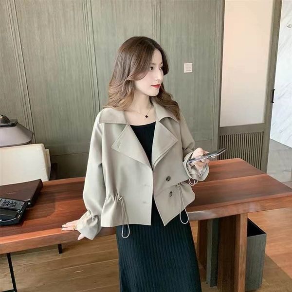 2021 new fashions thin women double button autumn women's jacket windbreak trench coat collection e4ut, Black;brown
2021 new fashions thin women double button autumn women's jacket windbreak trench coat collection e4ut, Black;brown