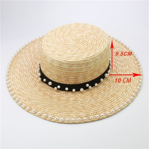 fashion women pearl straw hats handmade summer visor beach hat 7.5cm,10cm brim y200714, Blue;gray
fashion women pearl straw hats handmade summer visor beach hat 7.5cm,10cm brim y200714, Blue;gray