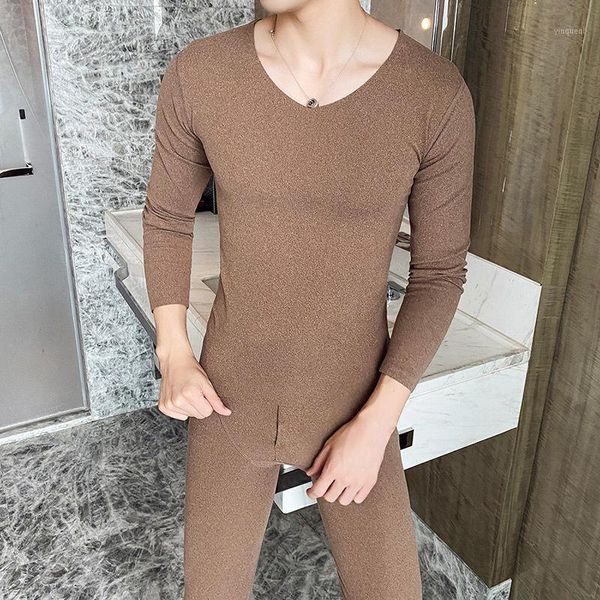 2020 winter suit traceless double-sided velvet heating v-neck thermal underwear men's clothes long johns autumn pants khaki1, Black;white
2020 winter suit traceless double-sided velvet heating v-neck thermal underwear men's clothes long johns autumn pants khaki1, Black;white