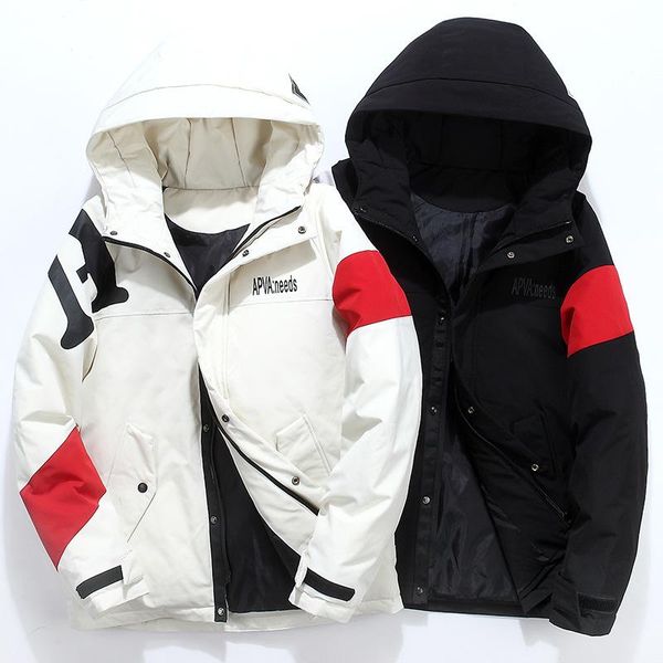 19 winter men's wear men's down jacket new style youth korean-style hooded fashion cotton coat workwear coat, Black
19 winter men's wear men's down jacket new style youth korean-style hooded fashion cotton coat workwear coat, Black