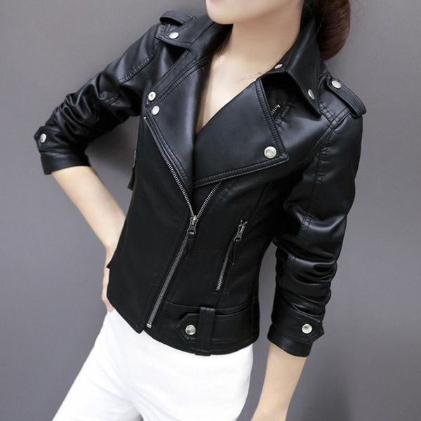 women new pu leather black small moto bike streetwear jacket short motorcycle casual ladies slim faux leather jacket clothing
women new pu leather black small moto bike streetwear jacket short motorcycle casual ladies slim faux leather jacket clothing