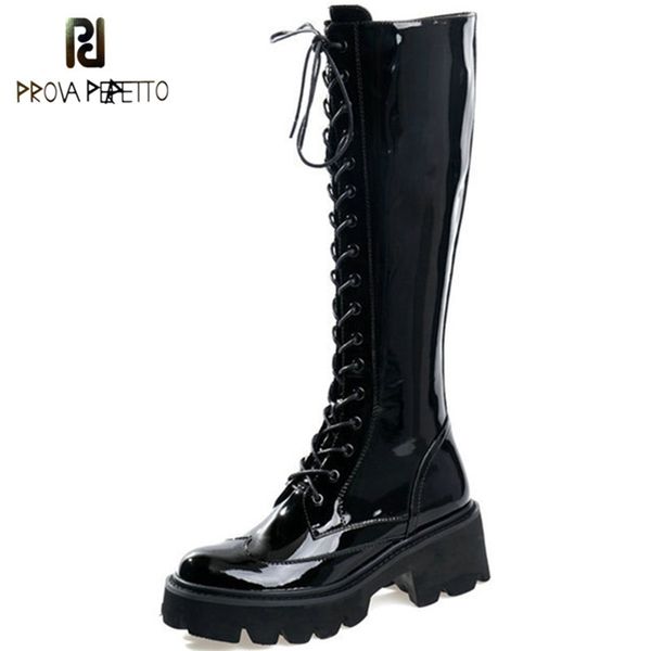 genuine leather thick high heels platform knee boots woman lace up women boots autumn winter fashion motorcycle shoes size 41 42 lj201030, Black
genuine leather thick high heels platform knee boots woman lace up women boots autumn winter fashion motorcycle shoes size 41 42 lj201030, Black
