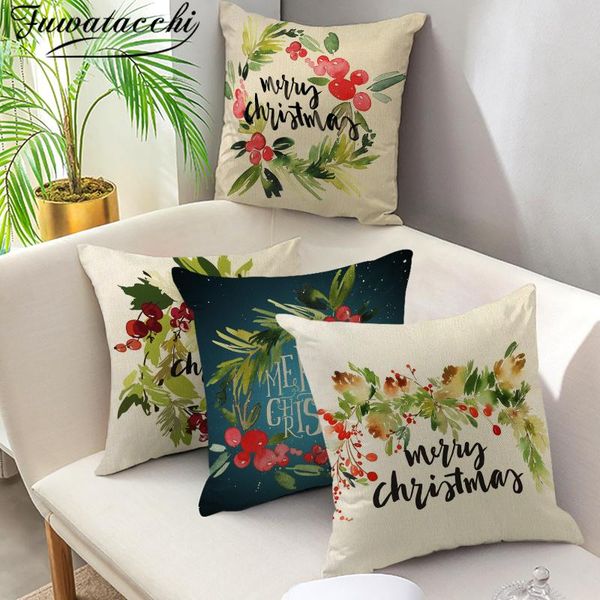 cushion/decorative pillow fuwatacchi christmas cushion covers wreath linen decorative for home sofa throw pillowcase
cushion/decorative pillow fuwatacchi christmas cushion covers wreath linen decorative for home sofa throw pillowcase