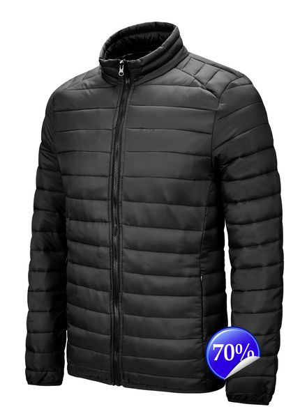 men's winter warm outdoor down jacket fashion 0efbabdb, Black