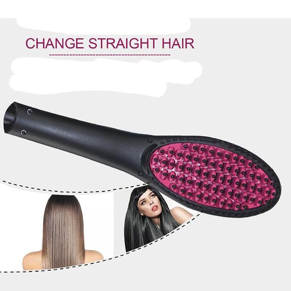 electric hair straightener comb ceramic lcd display household straight hair perm comb anti-static brush styling tools 
electric hair straightener comb ceramic lcd display household straight hair perm comb anti-static brush styling tools