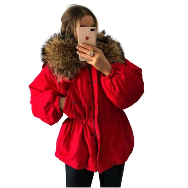 women fur collar winter jacket long sleeve zipper drawstring waist down outwear ladies solid color coats, Black;brown
women fur collar winter jacket long sleeve zipper drawstring waist down outwear ladies solid color coats, Black;brown
