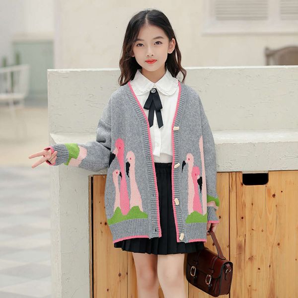 new sheep spring sweater coat and 2020 clothing children's wear girls' autumn medium length knitted cardigan, Black
new sheep spring sweater coat and 2020 clothing children's wear girls' autumn medium length knitted cardigan, Black