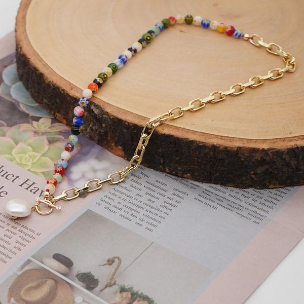 chokers go2boho golden chain necklace for women pearl pendant choker fashion boho female jewelry popcorn beads necklaces, Golden;silver
chokers go2boho golden chain necklace for women pearl pendant choker fashion boho female jewelry popcorn beads necklaces, Golden;silver