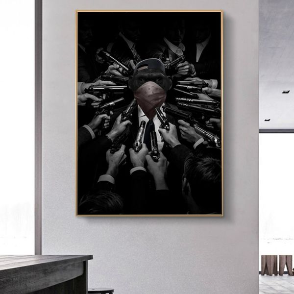 бандит обезьяна холст картина плакаты черный белые смешные animal prints wall art picture для гостиных детской комнаты украшения
бандит обезьяна холст картина плакаты черный белые смешные animal prints wall art picture для гостиных детской комнаты украшения