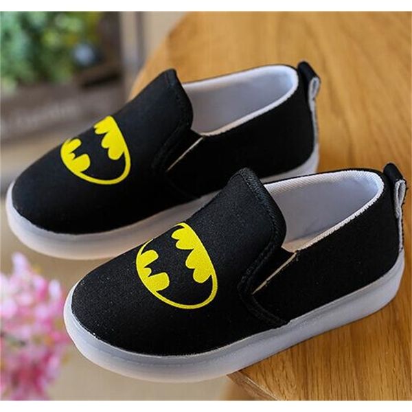 led light shoes new arrival children canvas shoe batman cartoon printed baby girls sneakers for boys luminous sneaker a16, Black
led light shoes new arrival children canvas shoe batman cartoon printed baby girls sneakers for boys luminous sneaker a16, Black