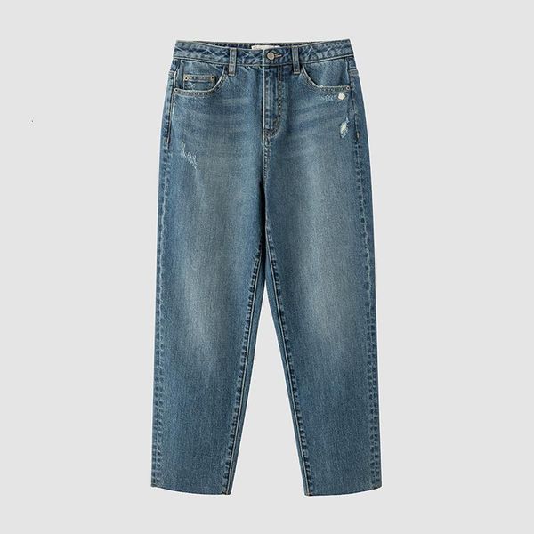 2020 spring new arrival plain cotton series medium waist retro slimmed jean cropped trousers drop shipping, Blue
2020 spring new arrival plain cotton series medium waist retro slimmed jean cropped trousers drop shipping, Blue