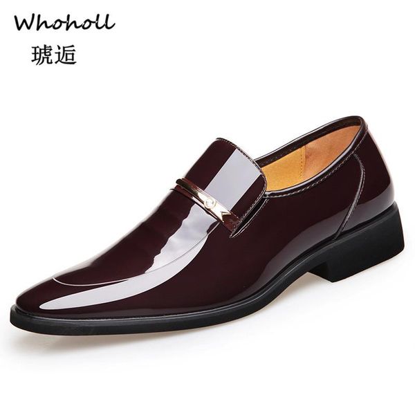 whoholl brand men leather shoes oxford pu leather men's dress shoes business flat breathable men banquet wedding 44, Black
whoholl brand men leather shoes oxford pu leather men's dress shoes business flat breathable men banquet wedding 44, Black