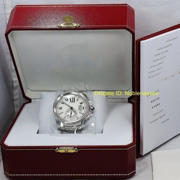 2 model in original box wristwatch mens calibre de 42mm w7100015 3389 steel automatic wristwatch mechanical men's watches, Slivery;brown
2 model in original box wristwatch mens calibre de 42mm w7100015 3389 steel automatic wristwatch mechanical men's watches, Slivery;brown