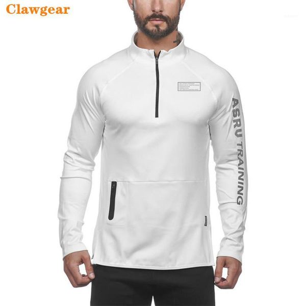 2019 clawgear new autumn running men sports long sleeve hoodies zipper neck slim sweatshirts male gym training pullover1, Black
2019 clawgear new autumn running men sports long sleeve hoodies zipper neck slim sweatshirts male gym training pullover1, Black