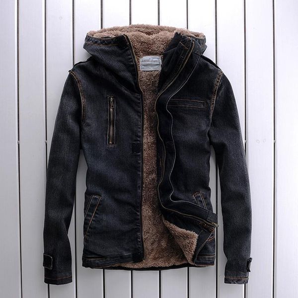 2019 fleece men winter hooded denim jacket causal coat outwear male plus size1, Black;brown
2019 fleece men winter hooded denim jacket causal coat outwear male plus size1, Black;brown