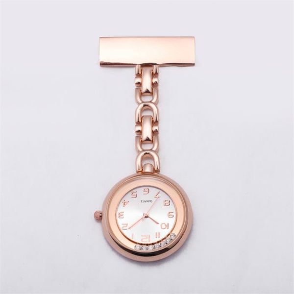 nurse watches clip-on fob pocket clock stainless steel lapel pin brooch rose gold diamond crystal nursing watch, Slivery;golden
nurse watches clip-on fob pocket clock stainless steel lapel pin brooch rose gold diamond crystal nursing watch, Slivery;golden