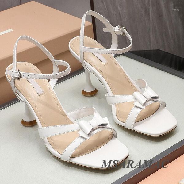 2021 new white butterfly-knot high heels sandals leather round toe dress shoes summer ladies all-match party shoes1, Black
2021 new white butterfly-knot high heels sandals leather round toe dress shoes summer ladies all-match party shoes1, Black