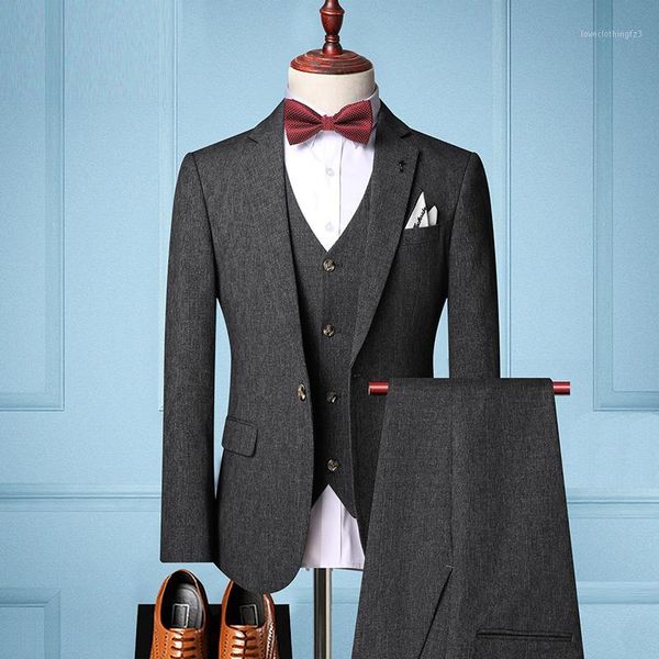 men's suits & blazers mens 3 piece set 2021 classic business formal men suit slim fit male blazer wedding groom tuxedos homme1, White;black
men's suits & blazers mens 3 piece set 2021 classic business formal men suit slim fit male blazer wedding groom tuxedos homme1, White;black