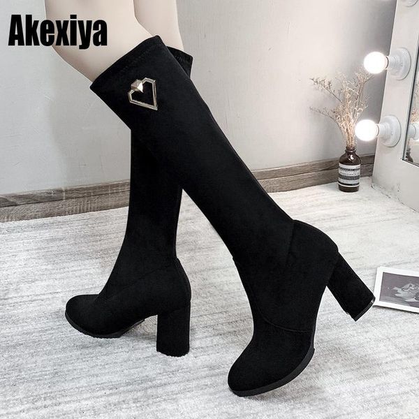 women's winter shoes knee high boots plus size 40 faux suede brand women shoes comfortable women winter boots p013, Black
women's winter shoes knee high boots plus size 40 faux suede brand women shoes comfortable women winter boots p013, Black