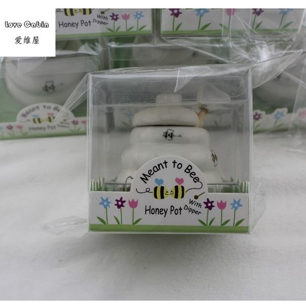 meant to bee ceramic honey pot+ 10pcs/lot wedding bridal shower favor christmas gifts house moving souvenir 1027
meant to bee ceramic honey pot+ 10pcs/lot wedding bridal shower favor christmas gifts house moving souvenir 1027