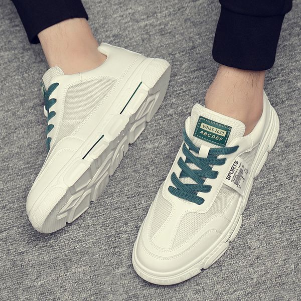 in the spring of 2020 new white shoes male korean trendy all-match shoes mens mesh shoes summer breathable casual white, Black;white
in the spring of 2020 new white shoes male korean trendy all-match shoes mens mesh shoes summer breathable casual white, Black;white