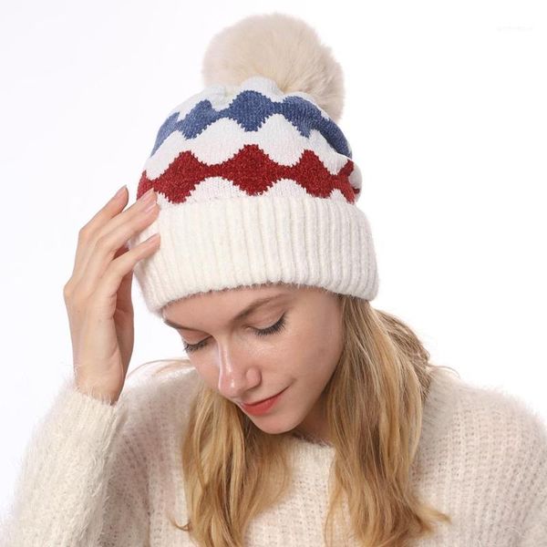 beanie/skull caps winter fur pompom knitted skullies beanies for women hats cap yellow black white warm thicker outdoor cap1, Blue;gray
beanie/skull caps winter fur pompom knitted skullies beanies for women hats cap yellow black white warm thicker outdoor cap1, Blue;gray