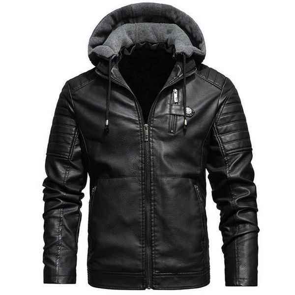 mens winter vintage motorcycle jacket mens outdoor casual long sleeve multi-zip pu leather hooded jacket drop shipping, Black
mens winter vintage motorcycle jacket mens outdoor casual long sleeve multi-zip pu leather hooded jacket drop shipping, Black