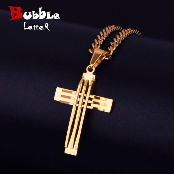 men's cross pendant jesus piece necklace gold color 316l stainless steel christian jewelry with cuban chain gifts 2.2x4.1cm, Silver
men's cross pendant jesus piece necklace gold color 316l stainless steel christian jewelry with cuban chain gifts 2.2x4.1cm, Silver
