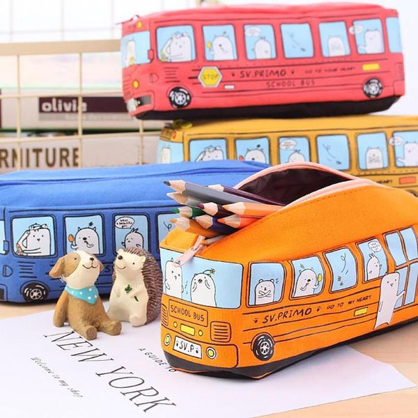 creative large canvas car pencil case school supplies bus pencil cases pouch girl boys stationery pen bag storage holder
creative large canvas car pencil case school supplies bus pencil cases pouch girl boys stationery pen bag storage holder
