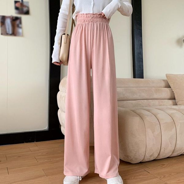 etosell high waist wide leg pants women elastic waist casual pantalones spring 2020 loose solid trouser, Black;white
etosell high waist wide leg pants women elastic waist casual pantalones spring 2020 loose solid trouser, Black;white