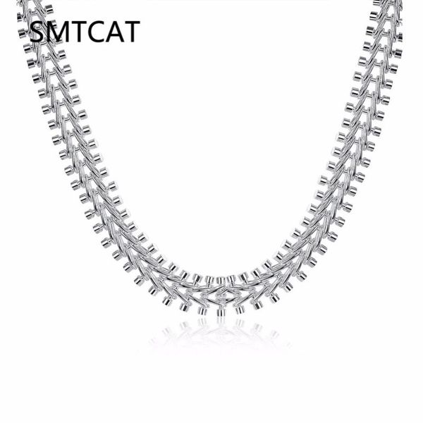 ожерелье серебро цвет smtcat 2020 новых женщин для мужчин 925 ювелирных изделий 12mm 18" fishbone цепи провер. 69g большой тяжелый коренасты, Silver
ожерелье серебро цвет smtcat 2020 новых женщин для мужчин 925 ювелирных изделий 12mm 18" fishbone цепи провер. 69g большой тяжелый коренасты, Silver