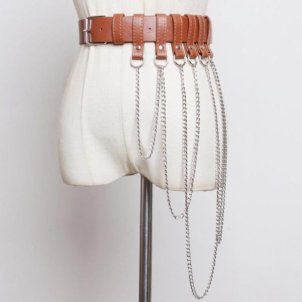 luxury harness punk rock strap leather bondage chain belt adjustable silver tassel triangle garter waistband body belt accessory, Black;brown
luxury harness punk rock strap leather bondage chain belt adjustable silver tassel triangle garter waistband body belt accessory, Black;brown