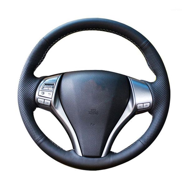 diy genuine leather car steering wheel cover for teana altima 2013-2016 x-trail qashqai rogue / protect steering-wheel1
diy genuine leather car steering wheel cover for teana altima 2013-2016 x-trail qashqai rogue / protect steering-wheel1