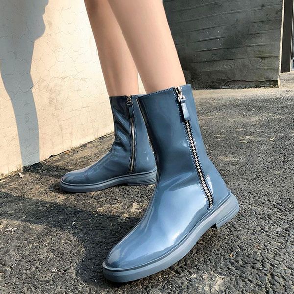 genuine leather mid-calf boots zipper metal decoration high boots women party night club shoes woman autumn winter warm, Black
genuine leather mid-calf boots zipper metal decoration high boots women party night club shoes woman autumn winter warm, Black