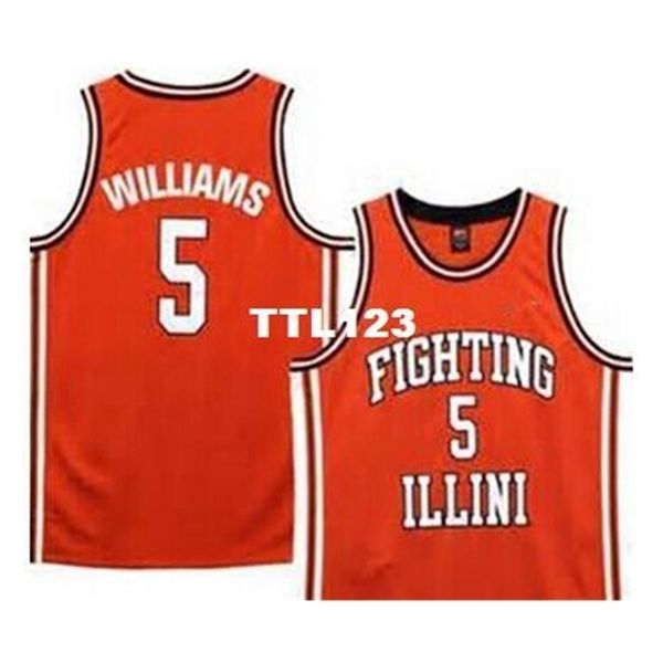 vintage 121 #5 deron williams fighting illinois college jersey white,orange,or customize any number 121's stitched jersey, Black
vintage 121 #5 deron williams fighting illinois college jersey white,orange,or customize any number 121's stitched jersey, Black
