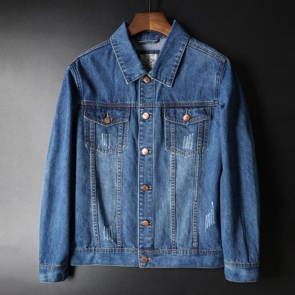 spring and autumn men's denim jeans jacket jaket men retro men's cowboy slim jacket fashion coat blue casual jackets, Black;brown
spring and autumn men's denim jeans jacket jaket men retro men's cowboy slim jacket fashion coat blue casual jackets, Black;brown