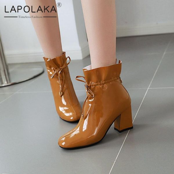 lapolaka 2020 new arrivals plus size 46 chunky high heels fashion boots woman shoes female comfy spring autumn ankle boots, Black
lapolaka 2020 new arrivals plus size 46 chunky high heels fashion boots woman shoes female comfy spring autumn ankle boots, Black