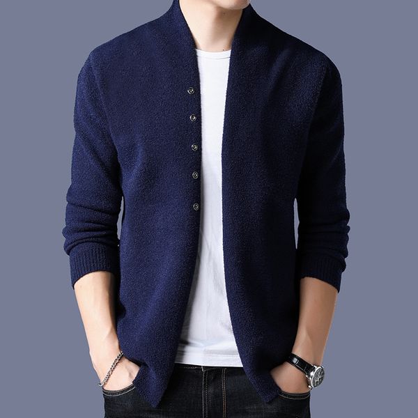 brand winter men's jackets cardigan youth slim for male solid color knitted jacket kg-345, White;black
brand winter men's jackets cardigan youth slim for male solid color knitted jacket kg-345, White;black