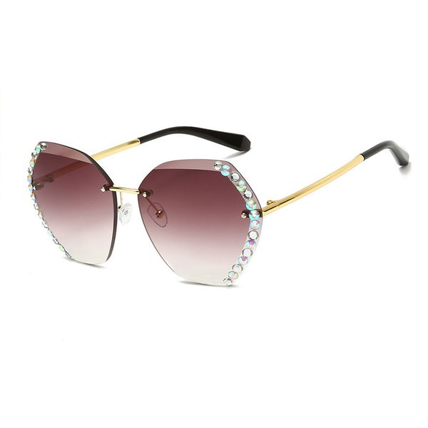 2020 new sunglasses women vintage brand fashion rimless glasses retro pink gradient sun glasses female uv400 shades oculos, White;black
2020 new sunglasses women vintage brand fashion rimless glasses retro pink gradient sun glasses female uv400 shades oculos, White;black